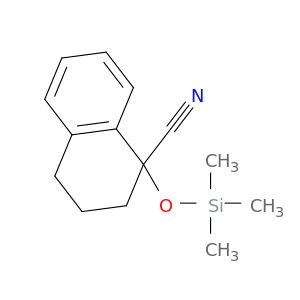1-Naphthalenecarbonitrile, 1,2,3,4-tetrahydro-1-[(trimethylsilyl)oxy]-