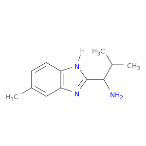 2-METHYL-1-(5-METHYL-1H-BENZIMIDAZOL-2-YL)PROPAN-1-AMINE