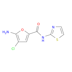 2-Furancarboxamide, 5-amino-4-chloro-N-2-thiazolyl-