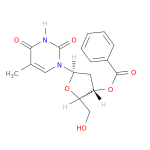 (2R,3S,5R)-2-(Hydroxymethyl)-5-(5-methyl-2,4-dioxo-3,4-dihydropyrimidin-1(2H)-yl)tetrahydrofuran-3-yl benzoate