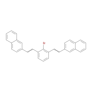 Naphthalene, 2,2'-[(2-bromo-1,3-phenylene)di-2,1-ethenediyl]bis-