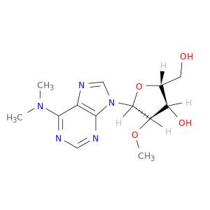 (2R,3R,4R,5R)-5-(6-(Dimethylamino)-9H-purin-9-yl)-2-(hydroxymethyl)-4-methoxytetrahydrofuran-3-ol