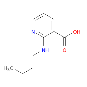 3-Pyridinecarboxylic acid, 2-(butylamino)-
