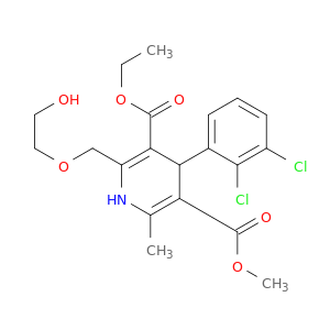 3,5-Pyridinedicarboxylicacid, 4-(2,3-dichlorophenyl)-1,4-dihydro-2-[(2-hydroxyethoxy)methyl]-6-methyl-,3-ethyl 5-methyl ester