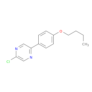 Pyrazine, 2-(4-butoxyphenyl)-5-chloro-