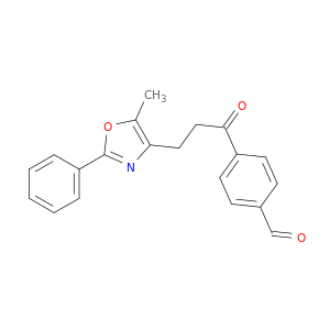 Benzaldehyde, 4-[3-(5-methyl-2-phenyl-4-oxazolyl)-1-oxopropyl]-