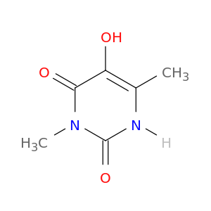 2,4(1H,3H)-Pyrimidinedione, 5-hydroxy-3,6-dimethyl-