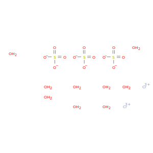 chromium(3+) sulfate hydrate(2:3:9)