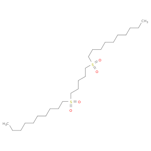 1-{[5-(decylsulfonyl)pentyl]sulfonyl}decane