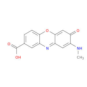 3H-Phenoxazine-8-carboxylicacid, 2-(methylamino)-3-oxo-