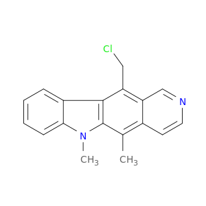 6H-Pyrido[4,3-b]carbazole, 11-(chloromethyl)-5,6-dimethyl-