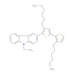9H-Carbazole, 3-(3',4-dihexyl[2,2'-bithiophen]-5-yl)-9-ethyl-