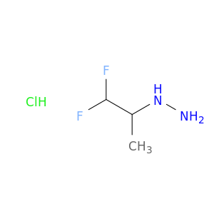 (1,1-difluoropropan-2-yl)hydrazine hydrochloride