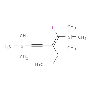 Silane, [(1Z)-1-iodo-2-propyl-1-buten-3-yne-1,4-diyl]bis[trimethyl-