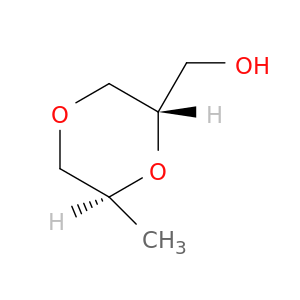 1,4-Dioxane-2-methanol, 6-methyl-, trans-