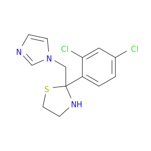 Thiazolidine, 2-(2,4-dichlorophenyl)-2-(1H-imidazol-1-ylmethyl)-