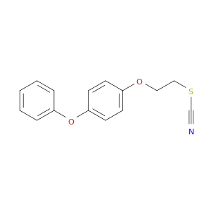 Thiocyanic acid, 2-(4-phenoxyphenoxy)ethyl ester