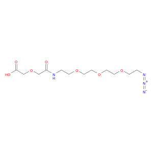 3,6,9,15-Tetraoxa-12-azaheptadecan-17-oic acid, 1-azido-13-oxo-