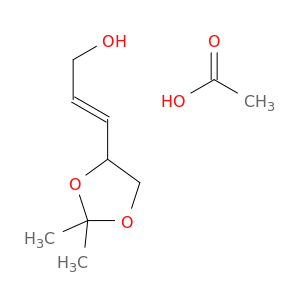 2-Propen-1-ol, 3-(2,2-dimethyl-1,3-dioxolan-4-yl)-, acetate, (2E)-