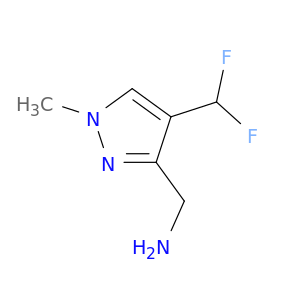 (4-(Difluoromethyl)-1-methyl-1H-pyrazol-3-yl)methanamine