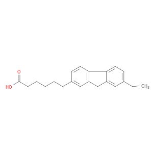 9H-Fluorene-2-hexanoic acid, 7-ethyl-