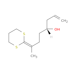 1-Octen-4-ol, 7-(1,3-dithian-2-ylidene)-, (R)-