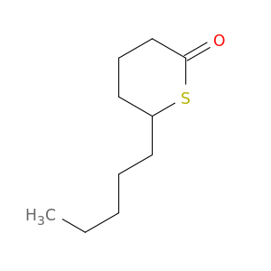 2H-Thiopyran-2-one, tetrahydro-6-pentyl-