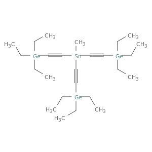 Germane, [(methylstannylidyne)tri-2,1-ethynediyl]tris[triethyl-