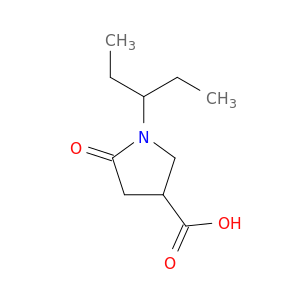 1-(1-乙基丙基)-5-氧代-3-吡咯烷羧酸