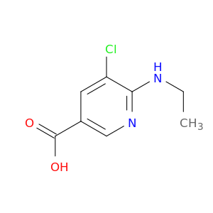 5-氯-6-(乙基氨基)吡啶-3-羧酸