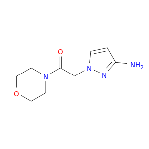 2-(3-Amino-1H-pyrazol-1-yl)-1-(morpholin-4-yl)ethan-1-one