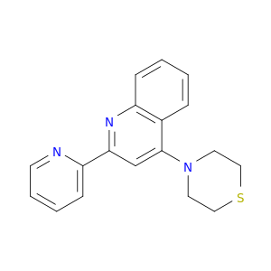 2-(PYRIDIN-2-YL)-4-(4-THIOMORPHOLINYL)QUINOLINE