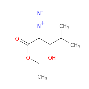 Pentanoic acid, 2-diazo-3-hydroxy-4-methyl-, ethyl ester