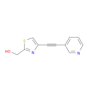 2-Thiazolemethanol, 4-(3-pyridinylethynyl)-