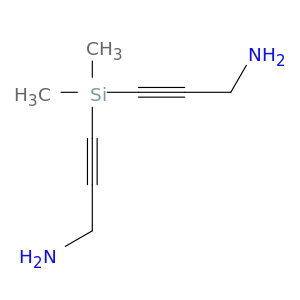 2-Propyn-1-amine, 3,3'-(dimethylsilylene)bis-