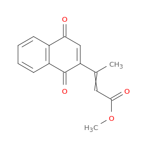 2-Butenoic acid, 3-(1,4-dihydro-1,4-dioxo-2-naphthalenyl)-, methyl ester
