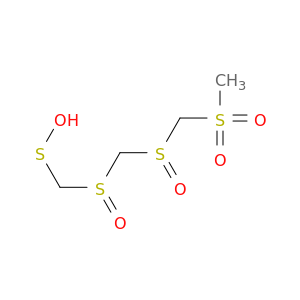 Methanesulfenic acid, [[[[(methylsulfonyl)methyl]sulfinyl]methyl]sulfinyl]-