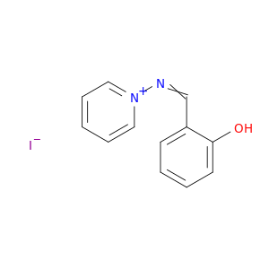 Pyridinium, 1-[[(2-hydroxyphenyl)methylene]amino]-, iodide
