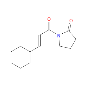 2-Pyrrolidinone, 1-[(2E)-3-cyclohexyl-1-oxo-2-propenyl]-