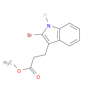 1H-Indole-3-propanoic acid, 2-bromo-, methyl ester
