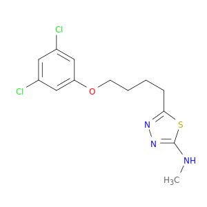 1,3,4-Thiadiazol-2-amine, 5-[4-(3,5-dichlorophenoxy)butyl]-N-methyl-