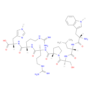L-Histidine, L-tryptophyl-L-leucyl-L-seryl-L-prolyl-L-arginyl-L-arginyl-