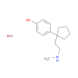 Phenol, 4-[1-[2-(methylamino)ethyl]cyclopentyl]-, hydrobromide