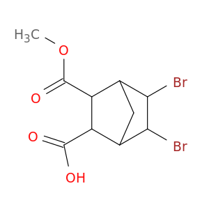 双环[2.2.1]庚烷-2,3-二羧酸,5,6-二溴,单甲酯,(2-endo,3-endo,5-EXO,6-EXO)-