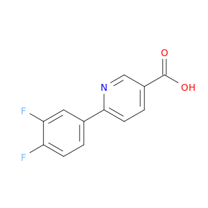 3-Pyridinecarboxylicacid, 6-(3,4-difluorophenyl)-