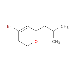 2H-Pyran, 4-bromo-5,6-dihydro-2-(2-methylpropyl)-
