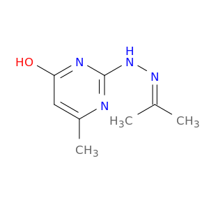 2-(2-isopropylidenehydrazino)-6-methylpyrimidin-4-ol