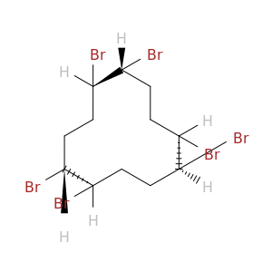 Cyclododecane, 1,2,5,6,9,10-hexabromo-, (1R,2R,5S,6R,9R,10S)-