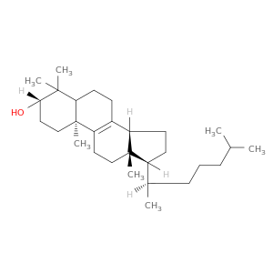 (3β)-4,4-二甲基胆固-8-en-3-OL