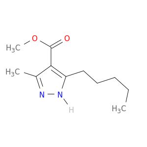 1H-Pyrazole-4-carboxylic acid, 3-methyl-5-pentyl-, methyl ester